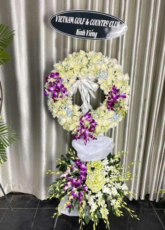 Lẵng hoa tang - HT001