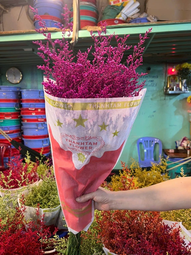 Sao tím nhuộm hồng tím ( 1 bó)