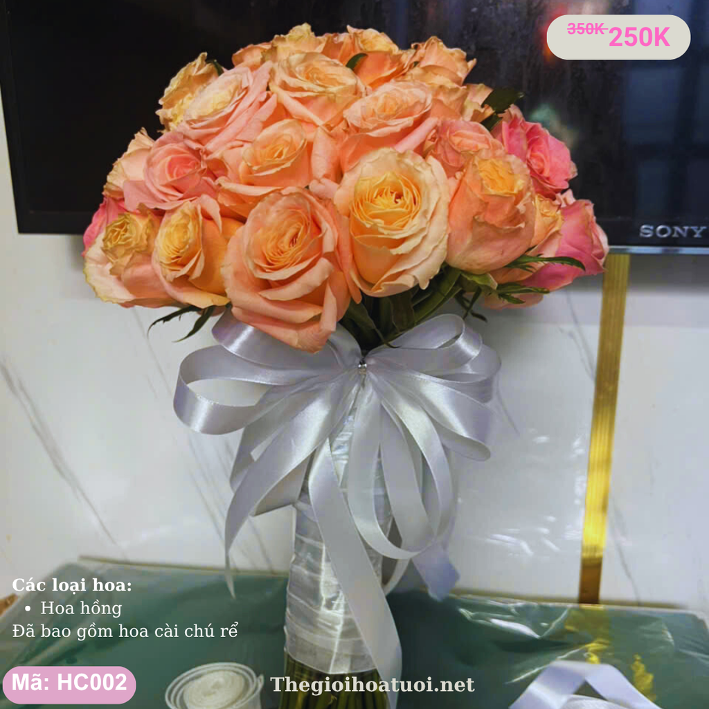 Hoa cưới cầm tay- HC002