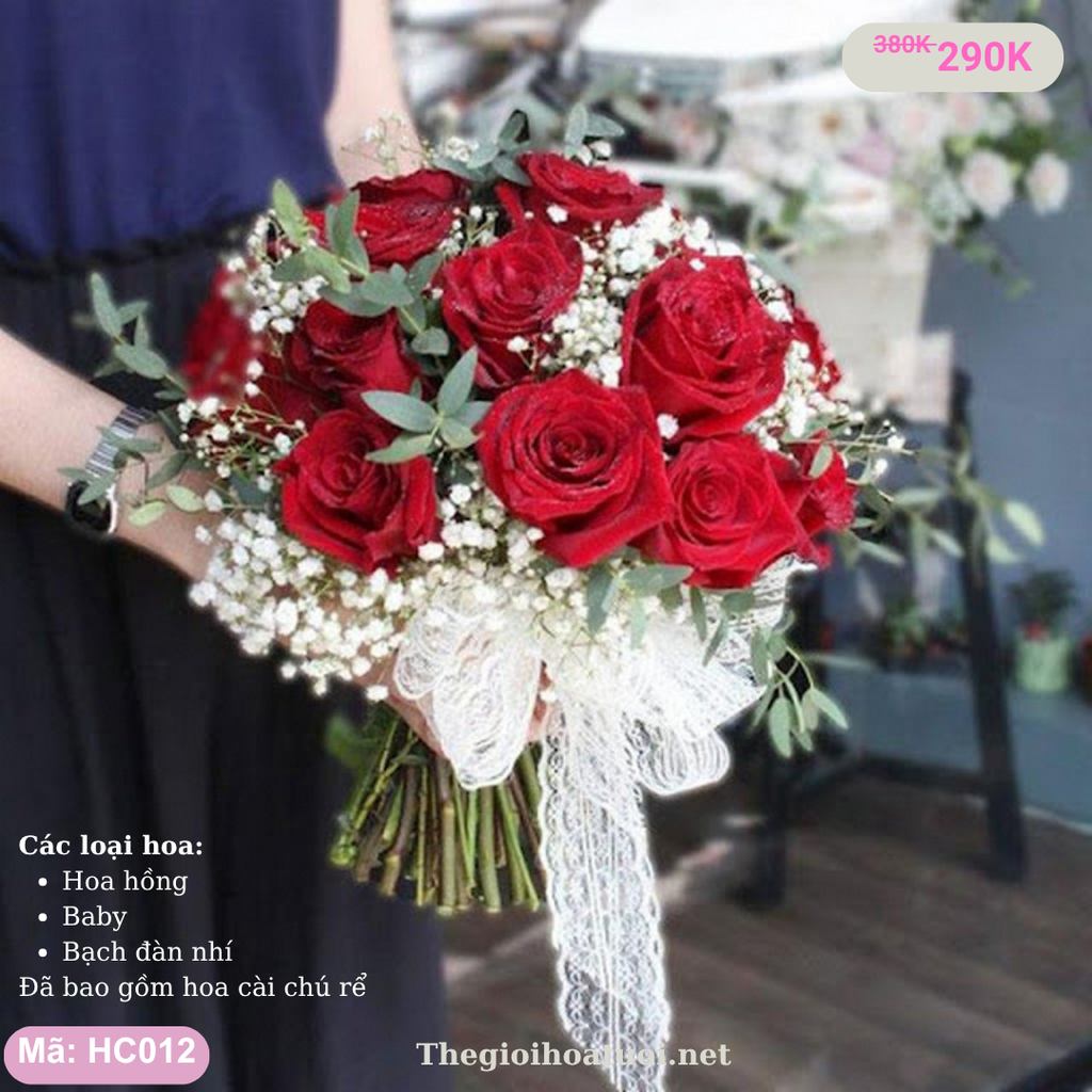 Hoa cưới cầm tay- HC012