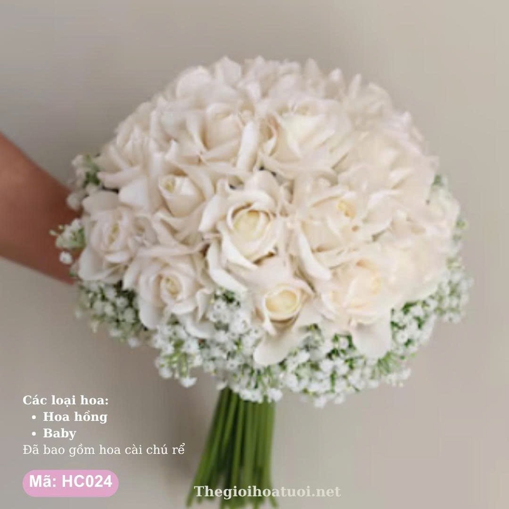 Hoa cưới cầm tay- HC024