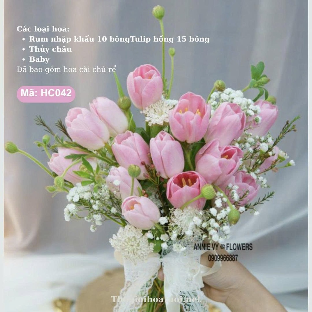 Hoa cưới cầm tay- HC042