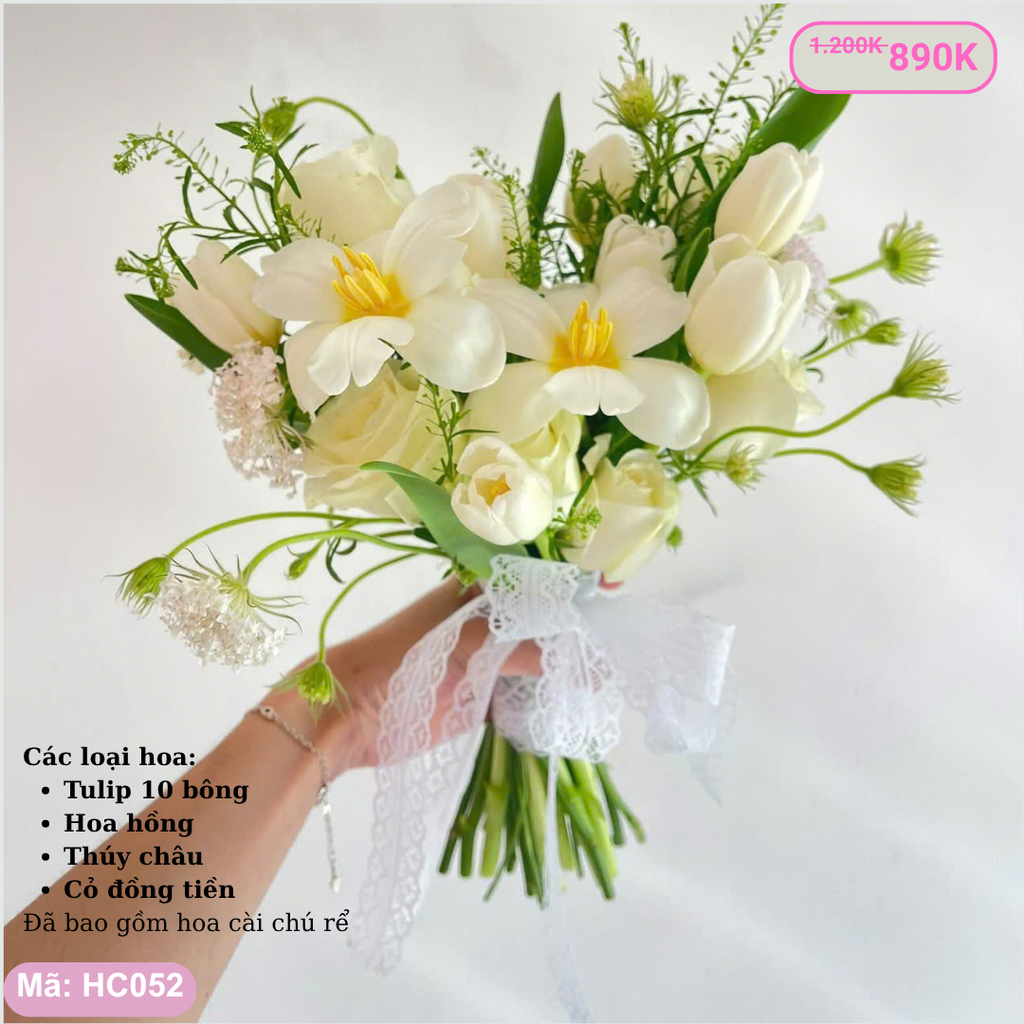 Hoa cưới cầm tay- HC052