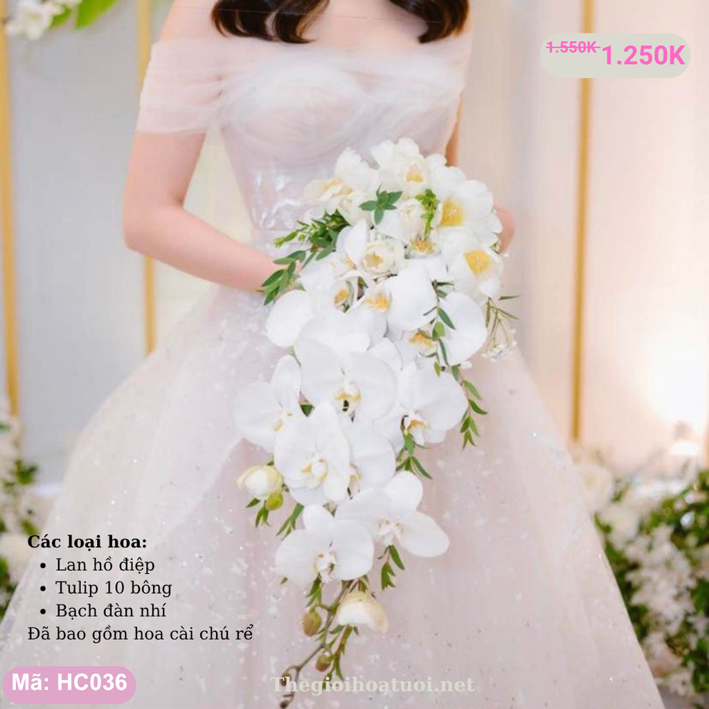 Hoa cưới cầm tay- HC036