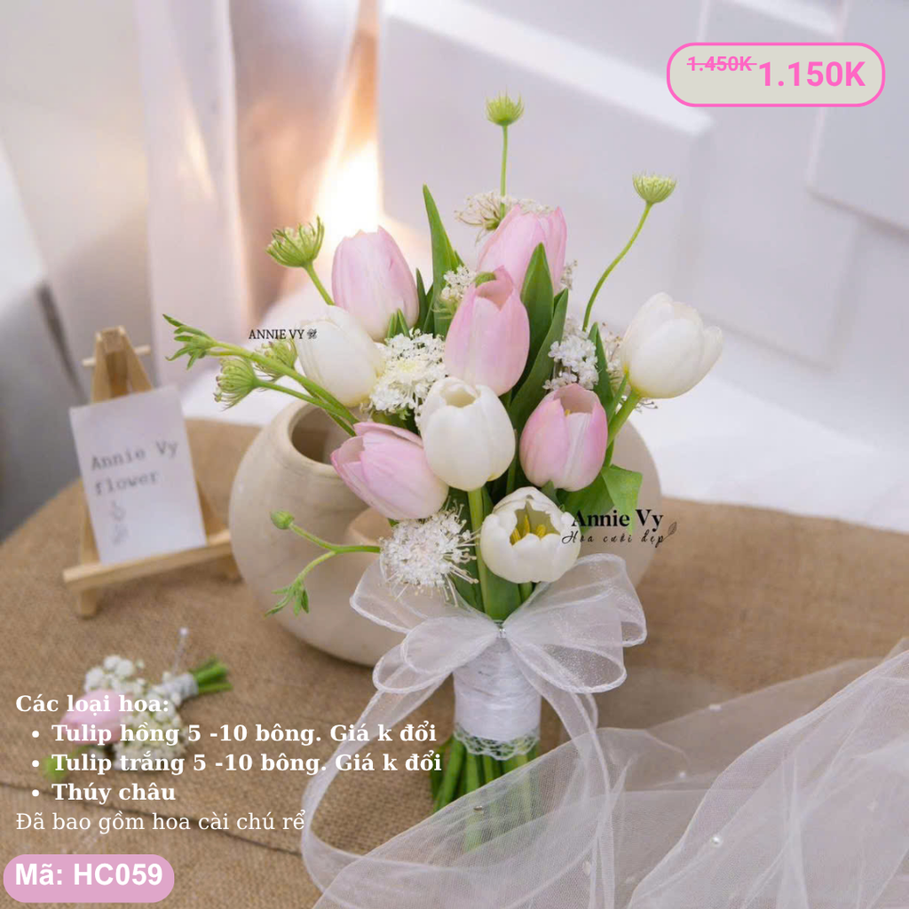 Hoa cưới cầm tay- HC059