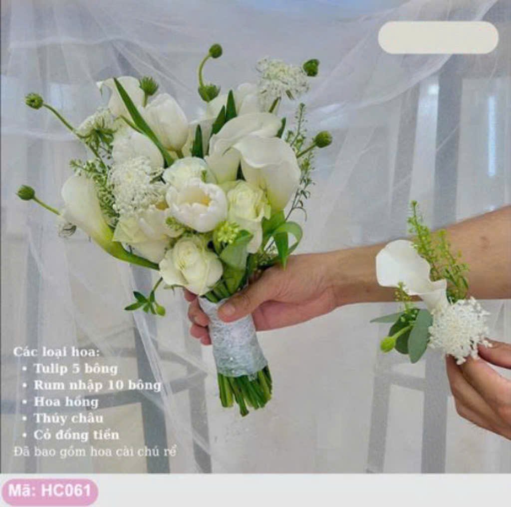 Hoa cưới cầm tay- HC061