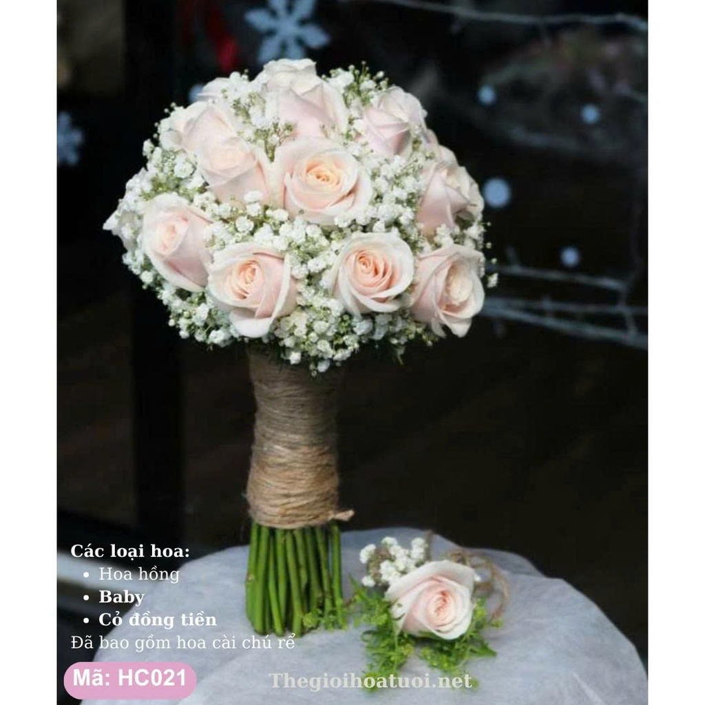 Hoa cưới cầm tay- HC021