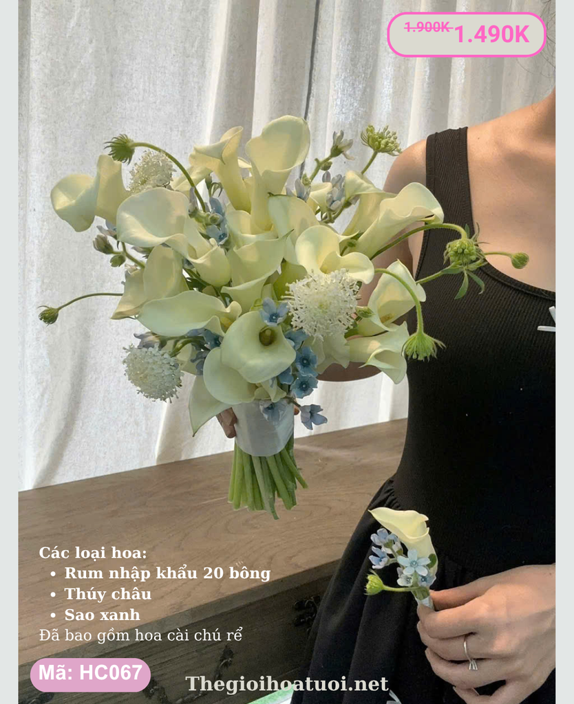 Hoa cưới cầm tay- HC067