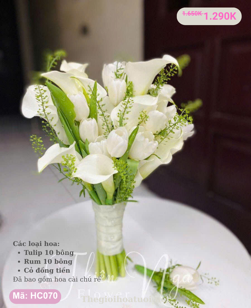 Hoa cưới cầm tay- HC070