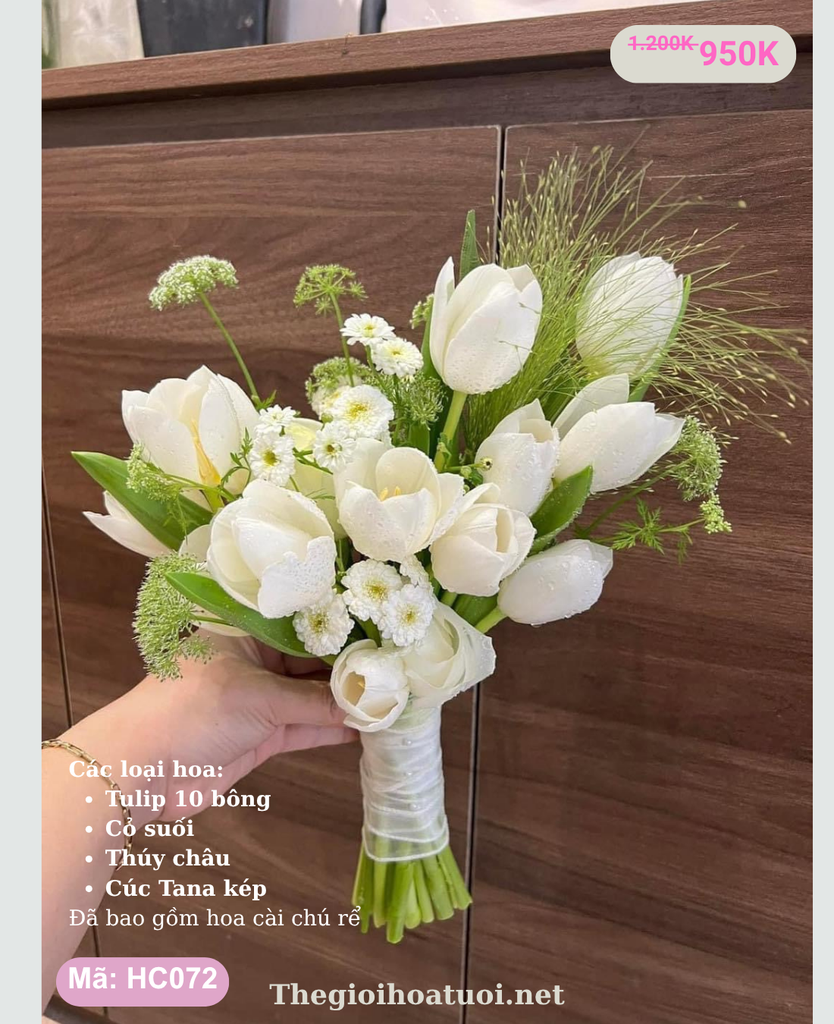 Hoa cưới cầm tay- HC072