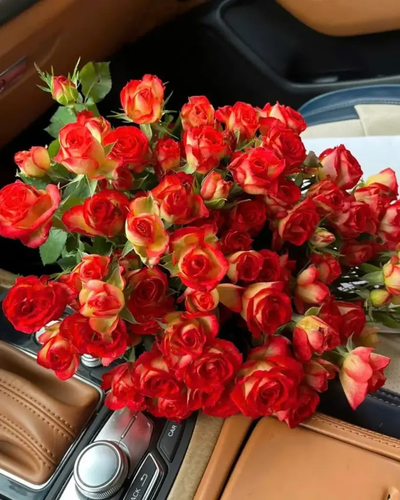 Hồng chùm đỏ thẫm (10 cành/bó)
