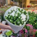 Cẩm chướng chùm - Trắng (20 cành)
