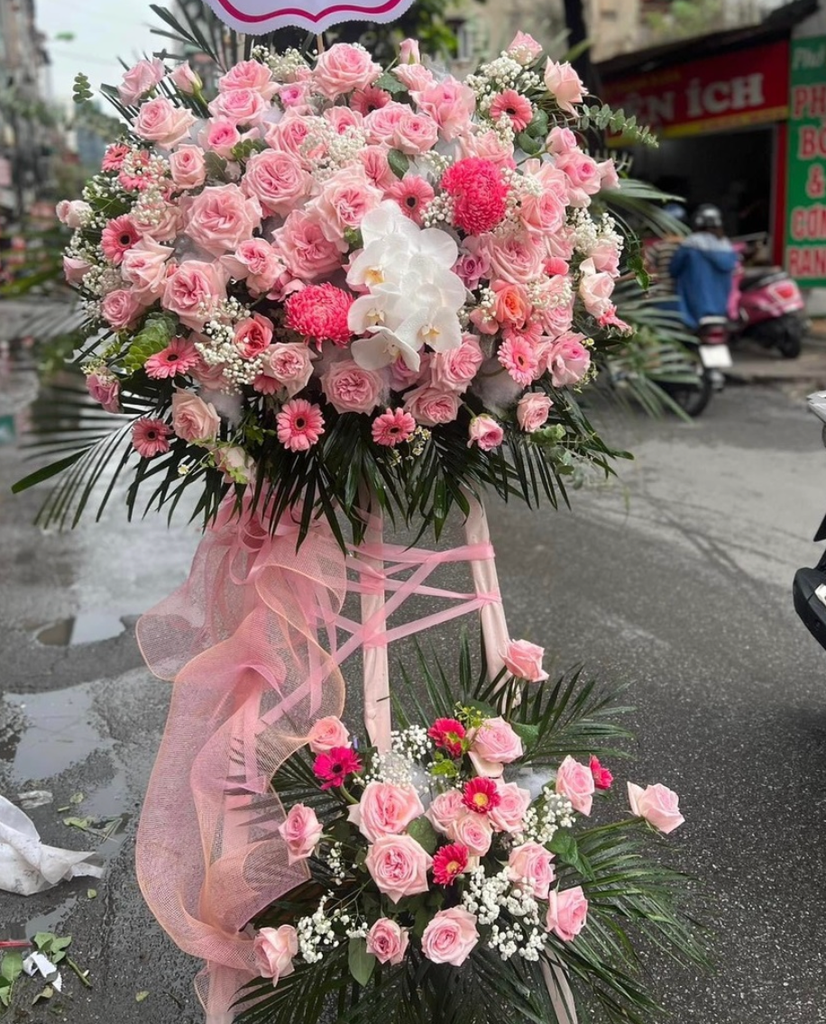 Lẵng Hoa Chúc Mừng - HCM0381