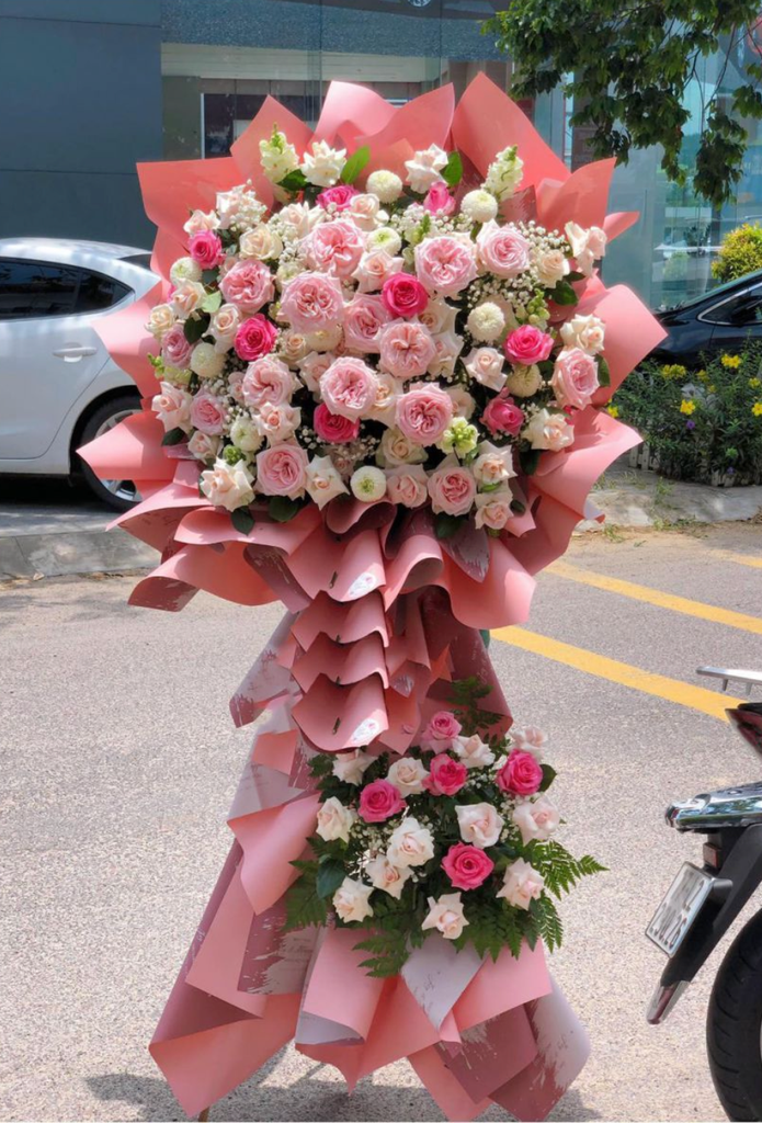 Lẵng Hoa Chúc Mừng - HCM0385