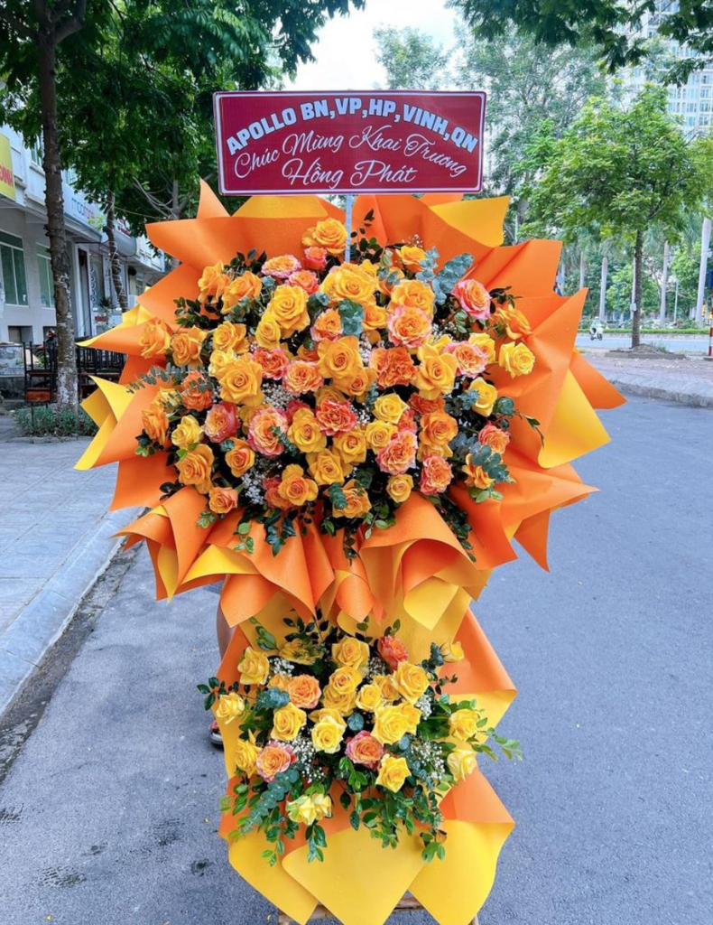 Lẵng Hoa Chúc Mừng - HCM0389
