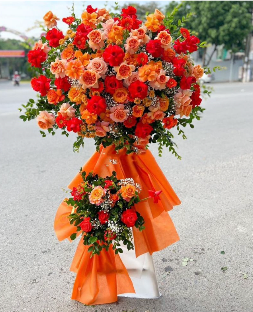 Lẵng Hoa Chúc Mừng - HCM0390