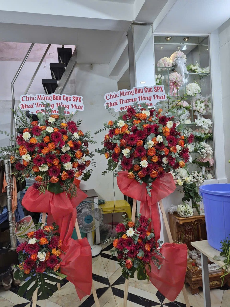 Lẵng Hoa Chúc Mừng - HCM0424