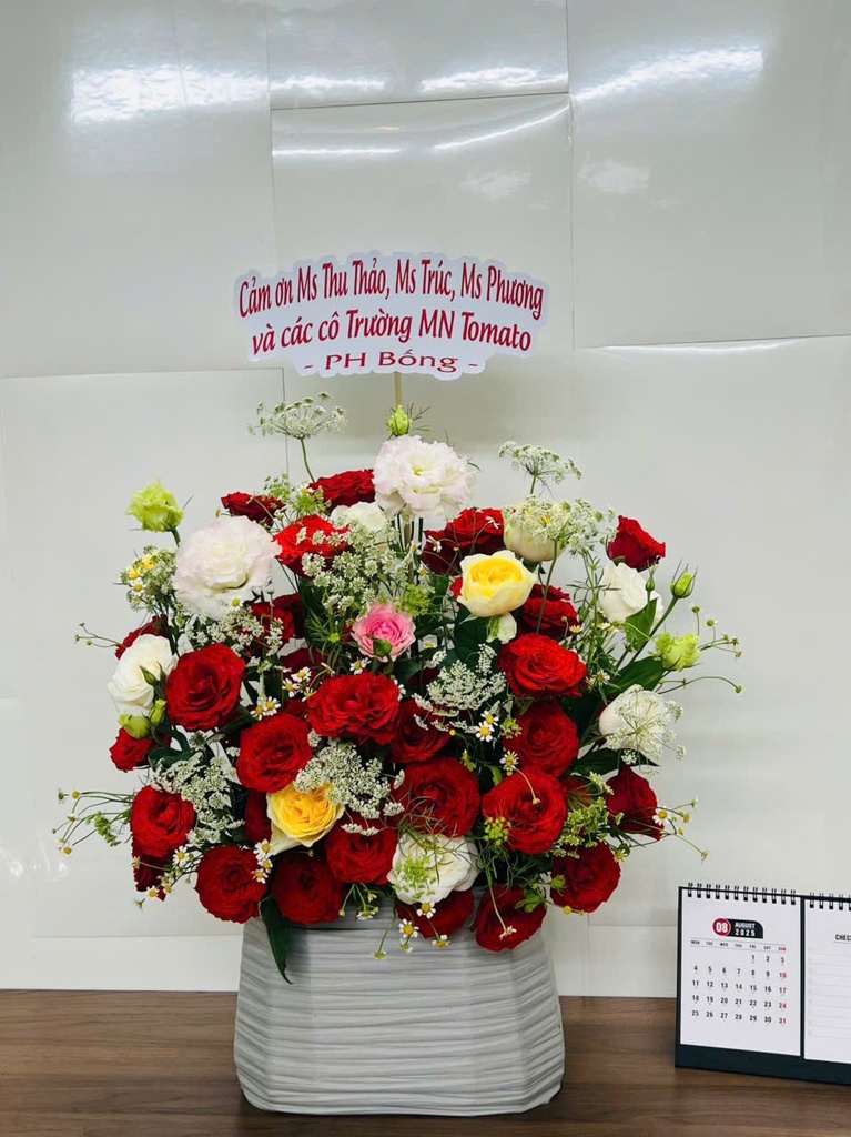 Giỏ Hoa Chúc Mừng - HCM0427