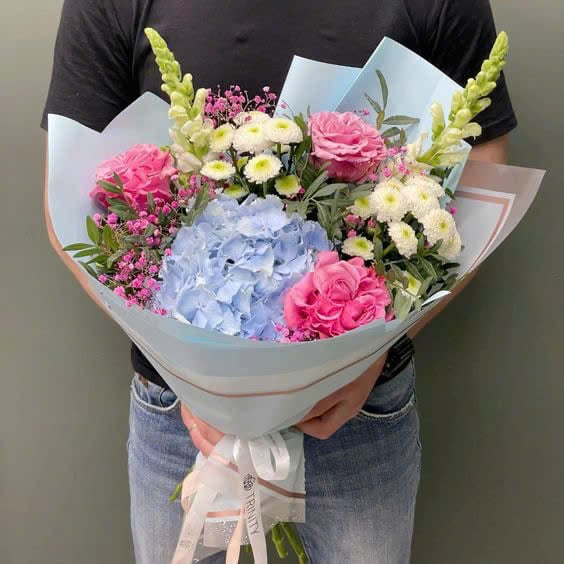 Bó Nhẹ Nhàng Sắc Hoa - HCM0229