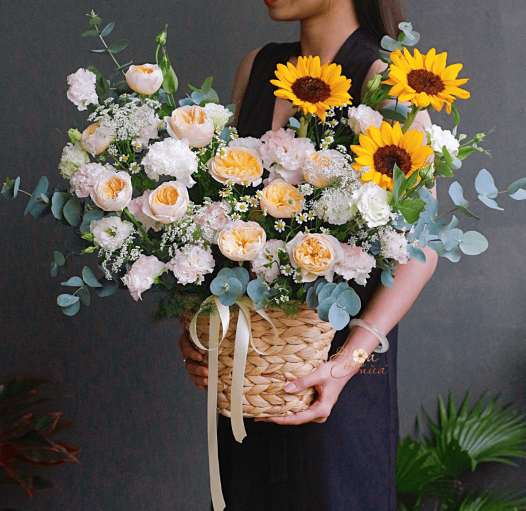 Giỏ Hoa Mặt Trời - HCM025