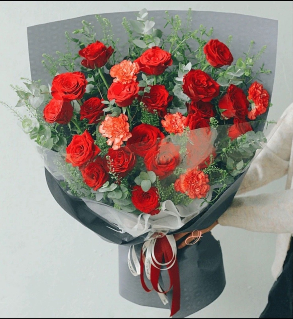 Bó Hồng Ecuador Đỏ - HCM032