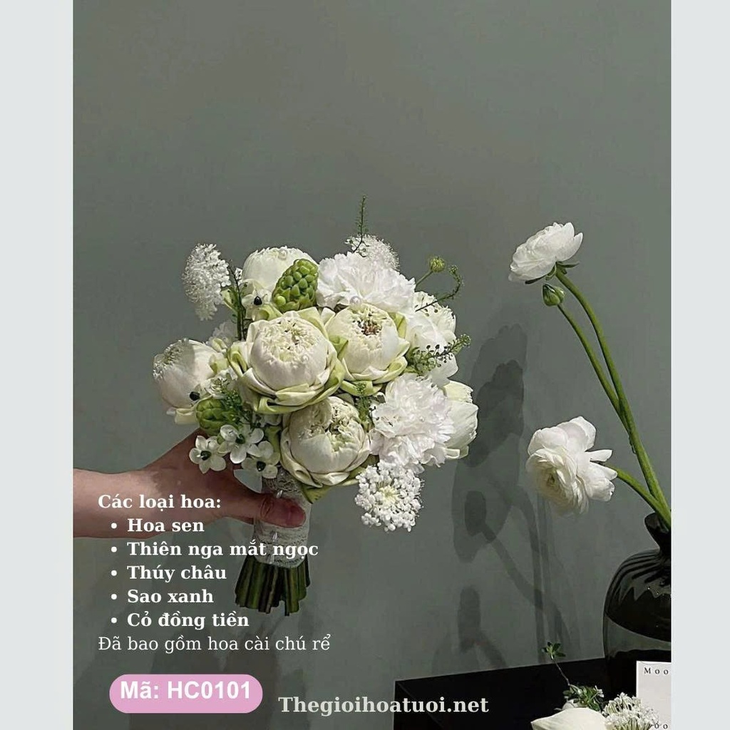 Hoa cưới cầm tay- HC0101
