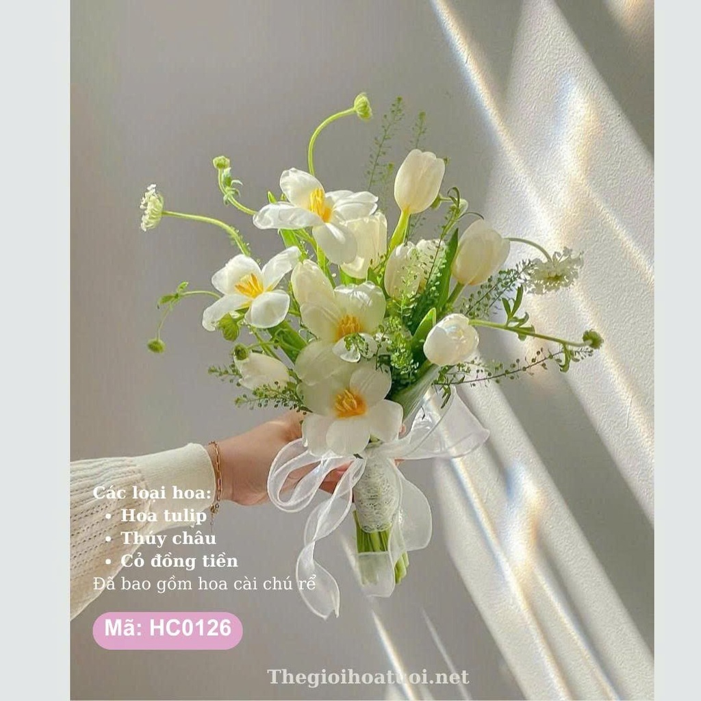 Hoa cưới cầm tay- HC0126