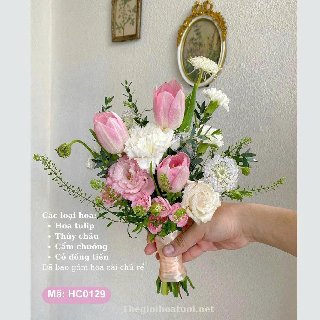 Hoa cưới cầm tay- HC0129