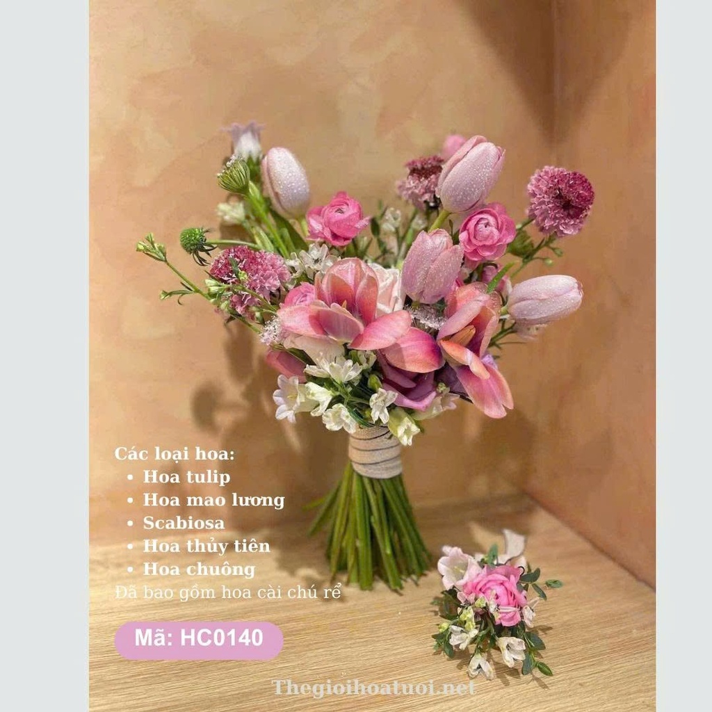Hoa cưới cầm tay- HC0140