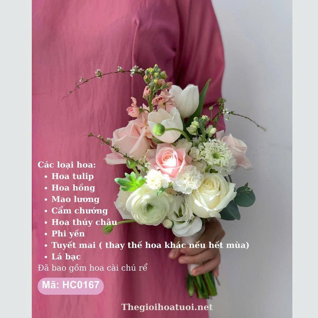 Hoa cưới cầm tay- HC0167