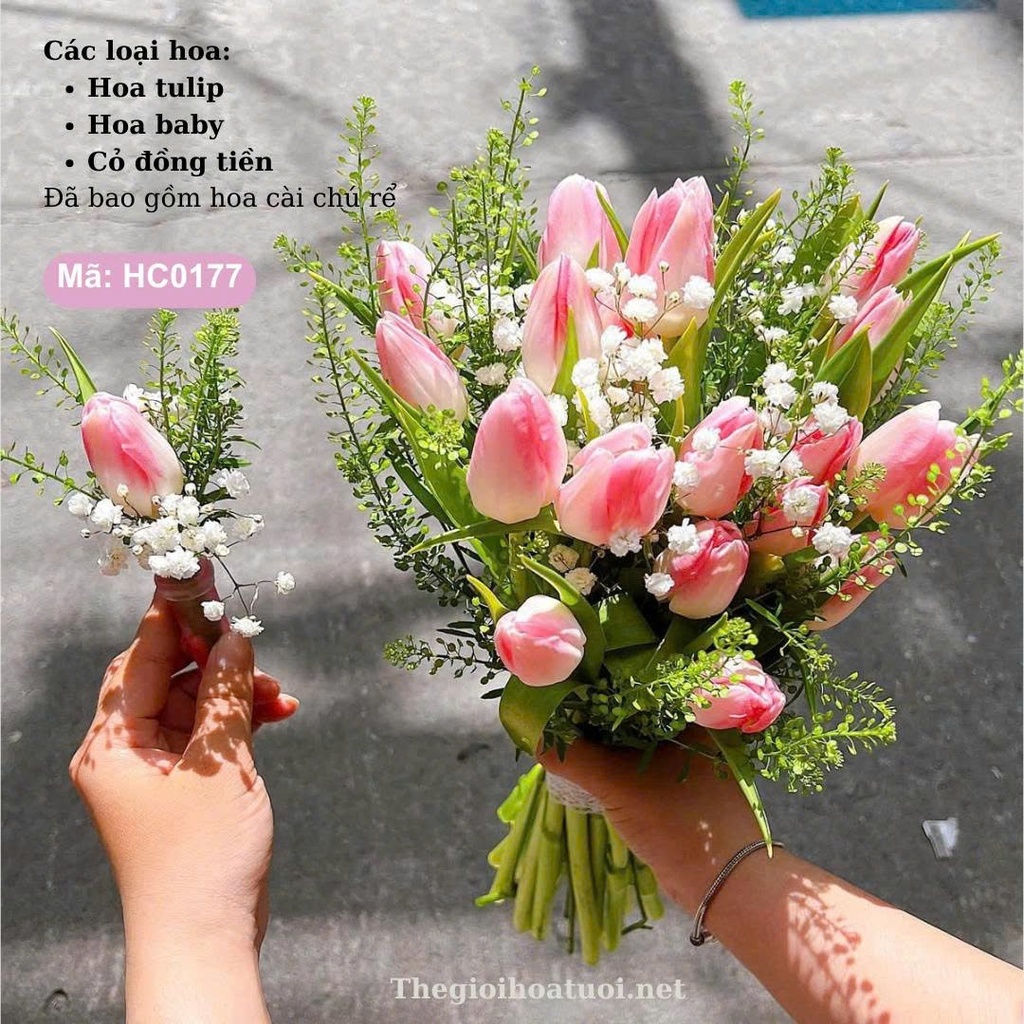 Hoa cưới cầm tay- HC0177