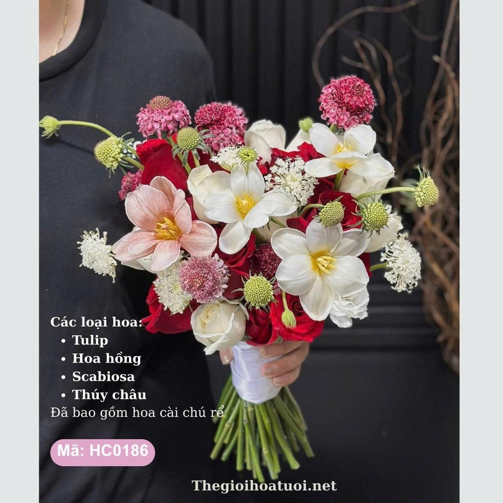 Hoa cưới cầm tay- HC0186