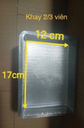 Khay đựng nhựa đựng xốp cắm hoa 1/3