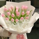 Bó Tulip Hồng Dịu Dàng - HCM051