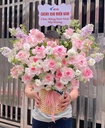 Giỏ Hoa Nốt Nhạc Hồng - HCM085